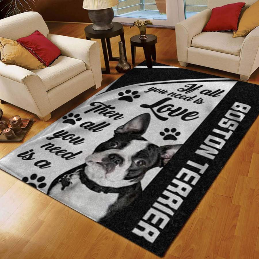 Boston Terrier Rug RCDD81F20068