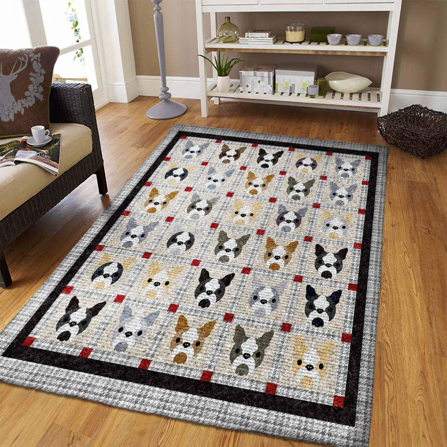 Boston Terrier Rug RB7A8E7E6884