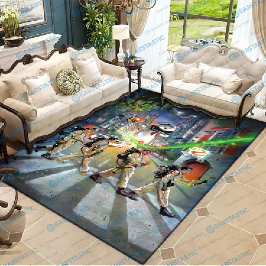 Ghostbuster Rug, Halloween Floor Decor