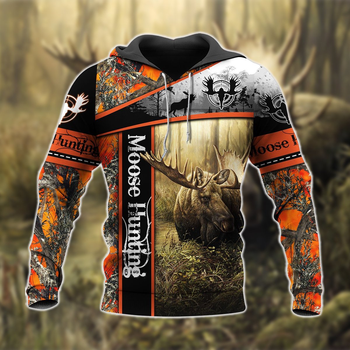 Beautiful Hunting Moose Camo 3D All Over Print | Unisex | Adult | Ht4361