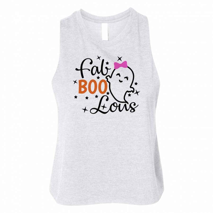 Fab Boo Lous Ghost Sweet Woman Crop Tanktop