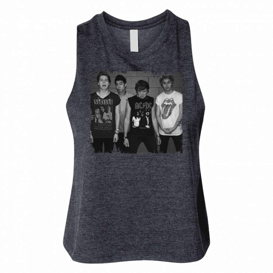 Five Seconds Of Summer Woman Crop Tanktop