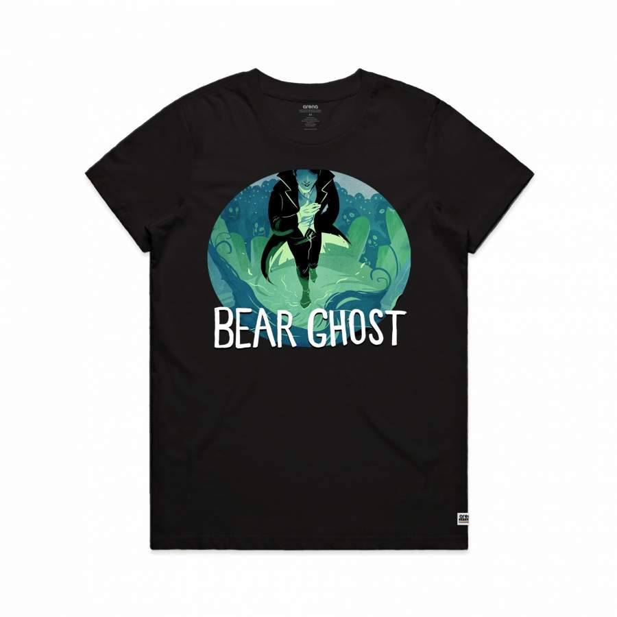 Bear Ghost – Necromancin’: Women’s Tee Shirt