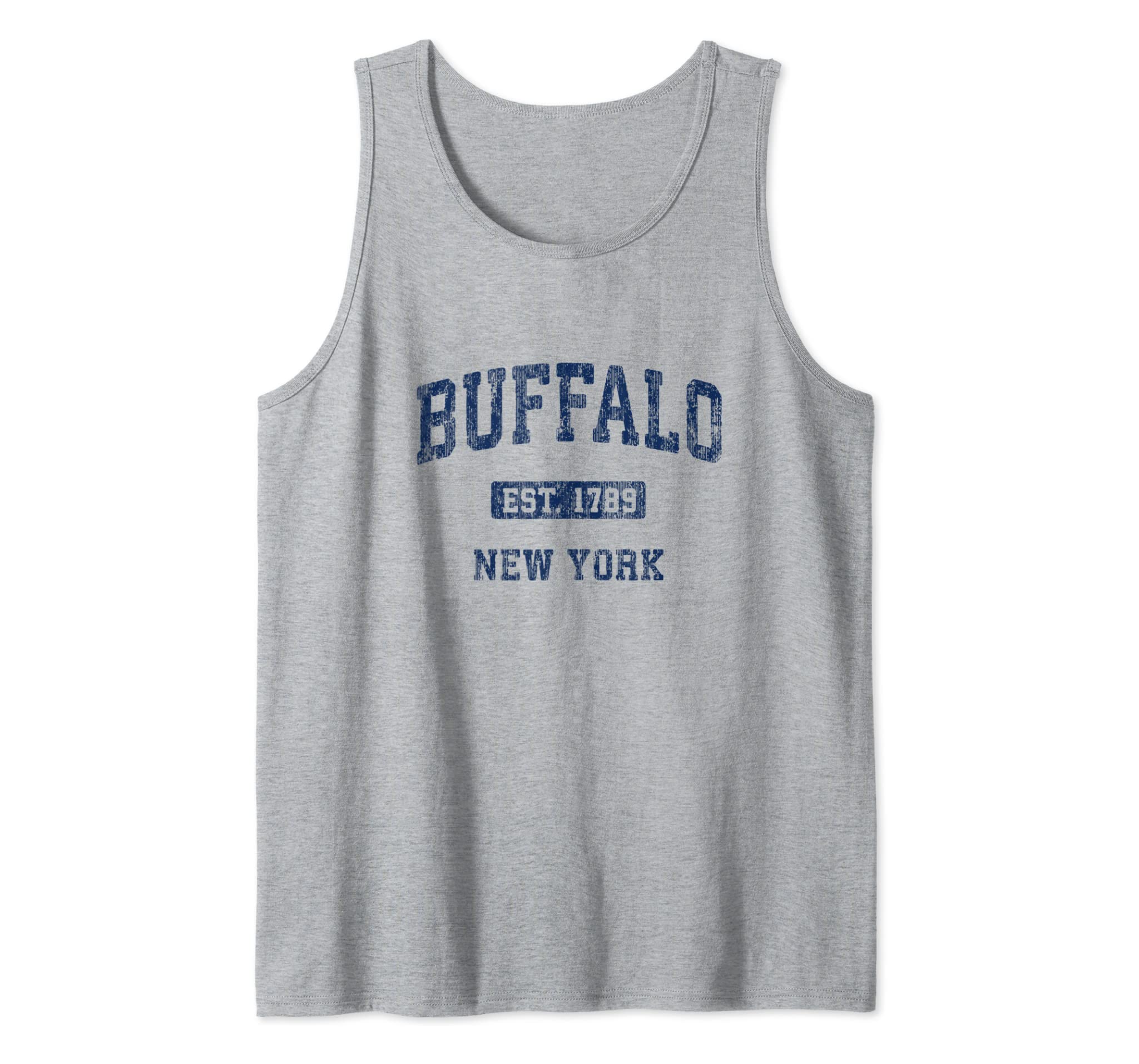 Buffalo New York NY Vintage Athletic Sports Design Tank Top