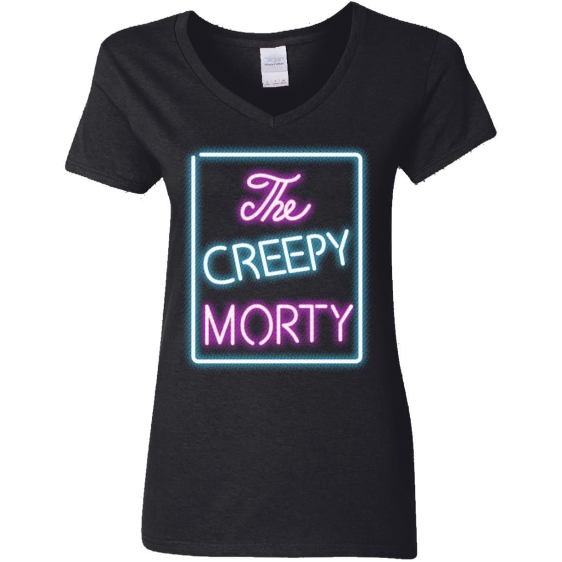 Rick And Morty The Creepy Morty Club Women V-Neck T-Shirt