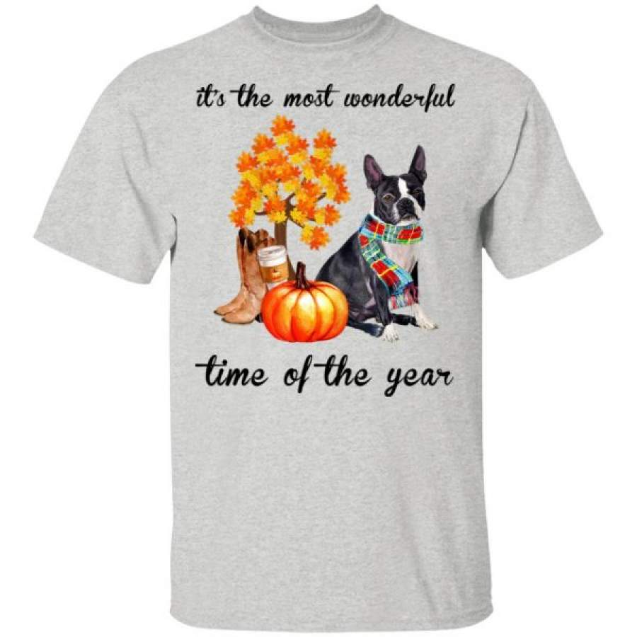 It’s the most wonderful time of the year Boston Autumn leaves Shirts