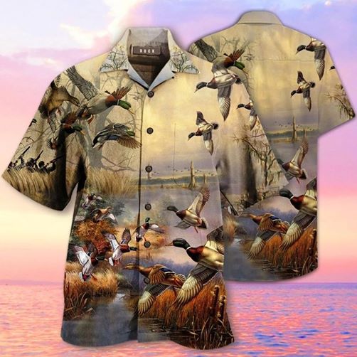 Duck Hunting Hawaiian Shirt | Unisex | Adult | HW2457