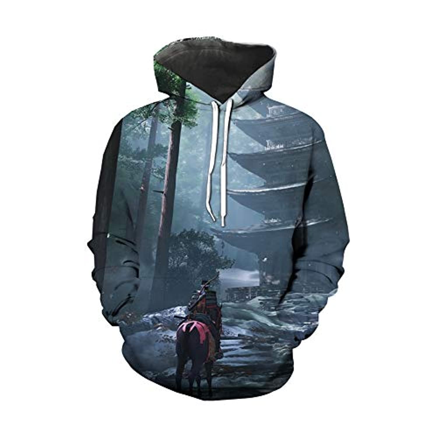 Ghost of Tsushima Hoodies – 3D Hooded Pullover Jumper