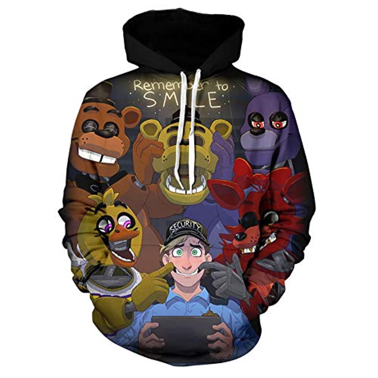 Five Nights at Freddy’s Hoodies for Teens – 3D Boys and Girls Pullover Hoodie