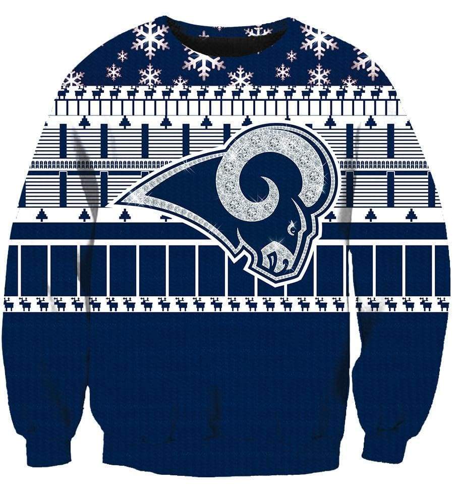 Chistmas Los Angeles Rams Sweatshirts – Blue Sweatshirt