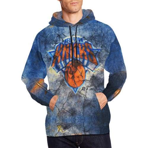 Basketball New York Knicks Hoodies – Pullover Blue 3D Hoodie