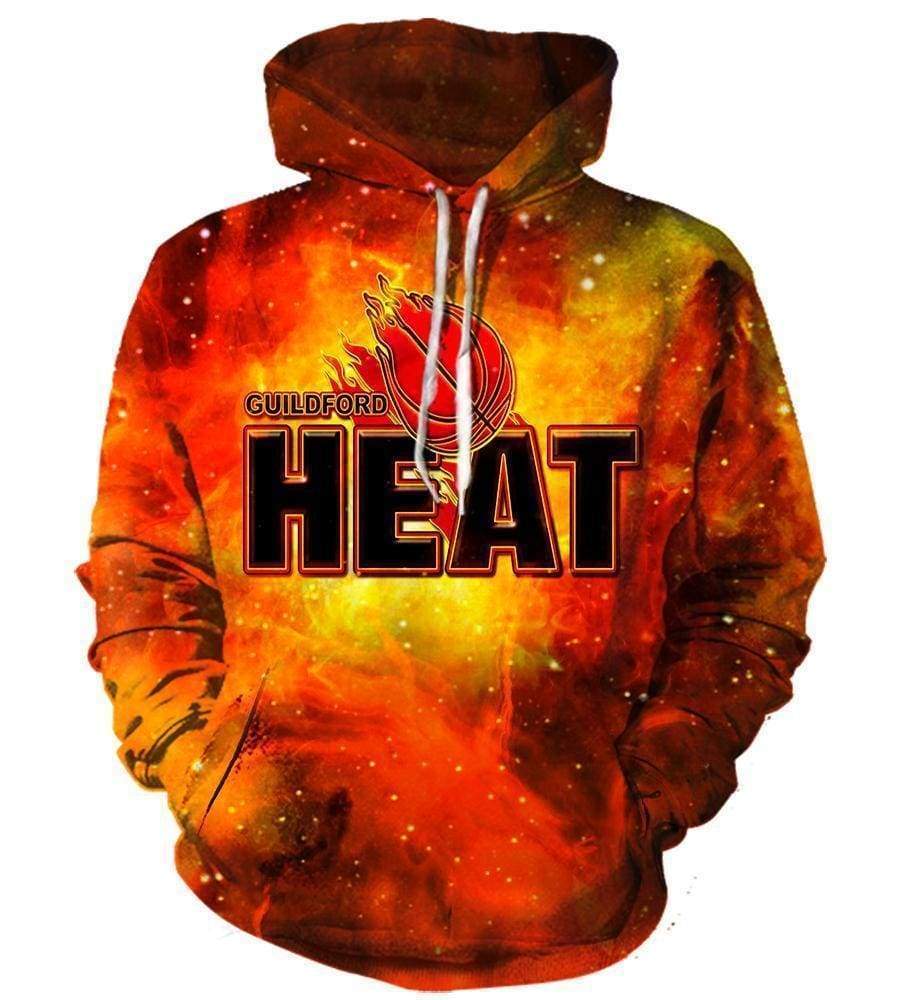 Basketball Miami Heat Hoodies – Pullover Orange Hoodie