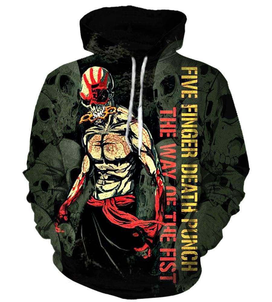 Five Finger Death Punch – 3D Hoodie, Zip-Up, Sweatshirt, T-Shirt #1