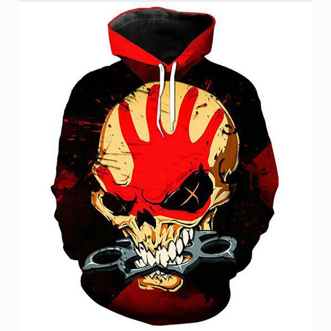 Five Finger Death Punch Hooded Pullover – 3D Printed Hoodie Sweatshirt