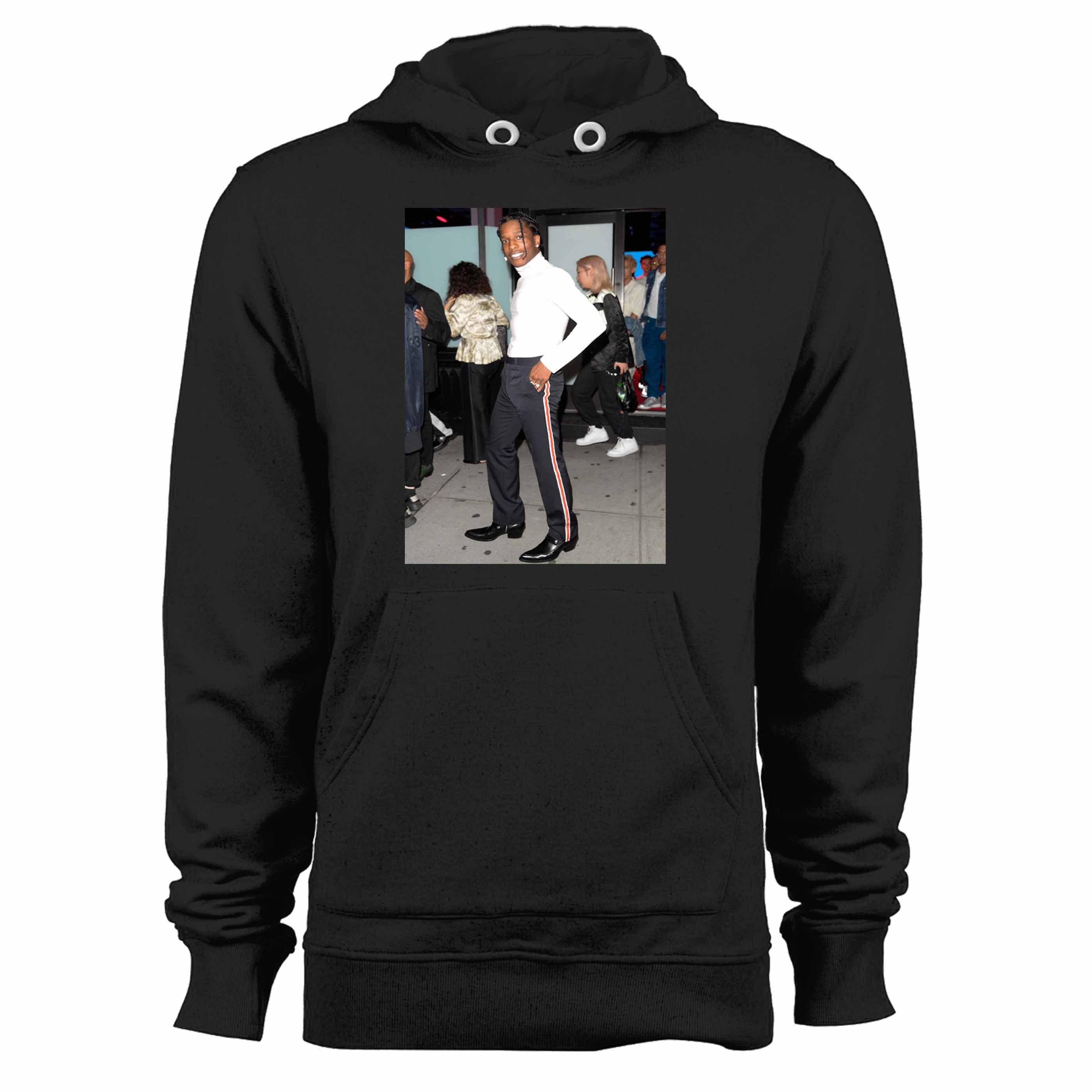 Asap Rocky At New York Fashion Week Unisex Hoodie