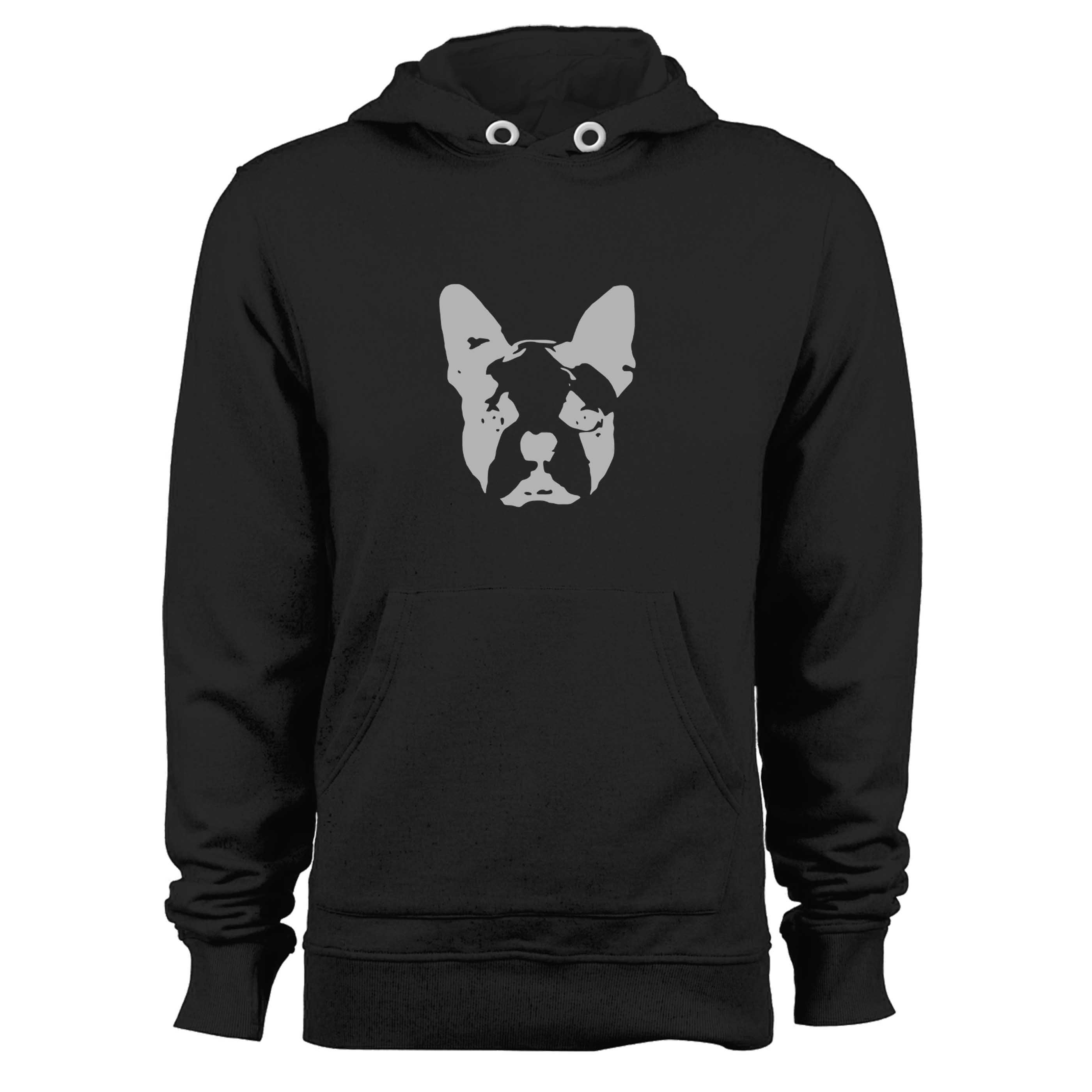 boston terrier face Unisex Hoodie