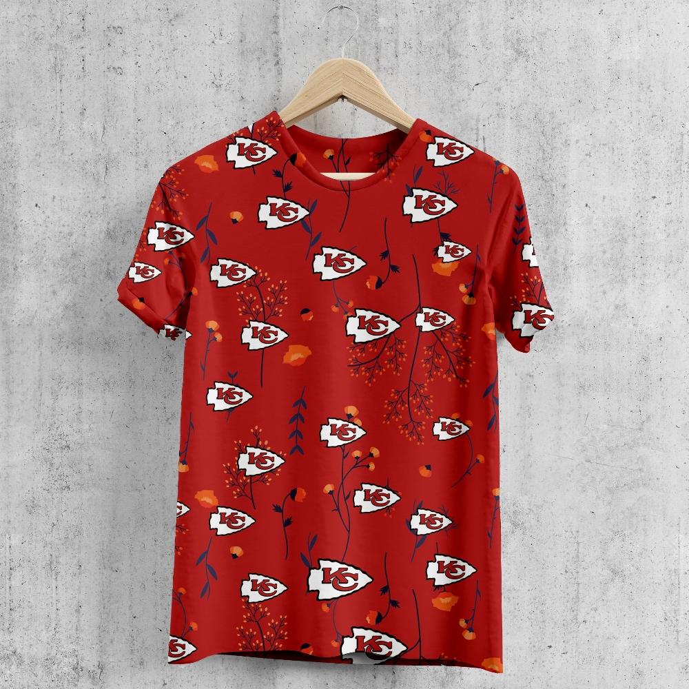 Kansas City Chiefs Summer Leaves T-Shirt