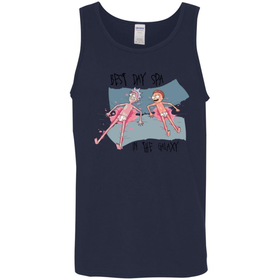 Rick And Morty Best Spa Day In The Galaxy Men Tank Top