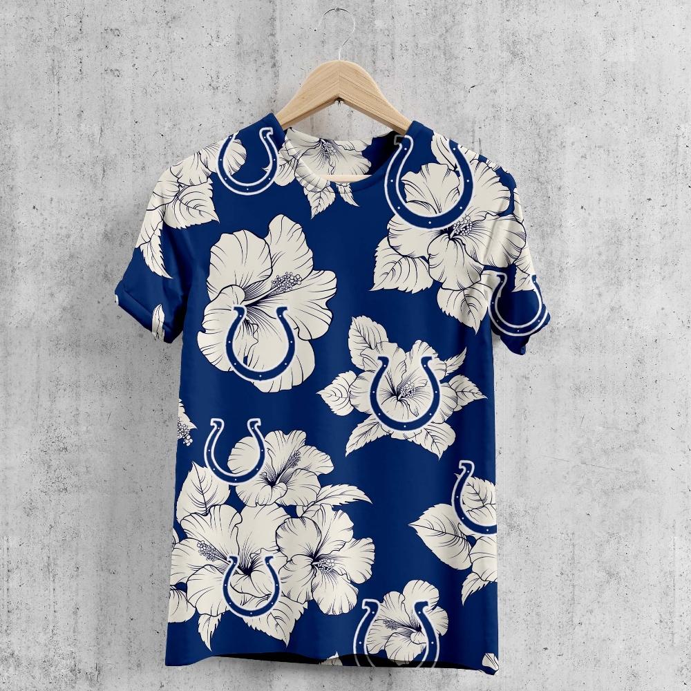 Indianapolis Colts Tropical Floral T-Shirt