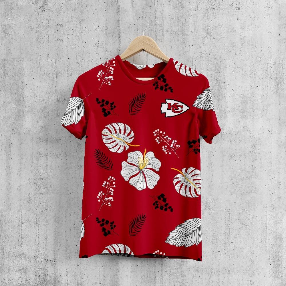 Kansas City Chiefs Smart Floral T-Shirt