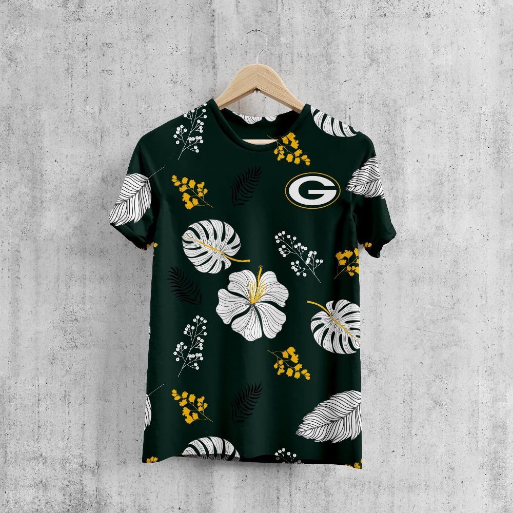 Green Bay Packers Smart Floral T-Shirt