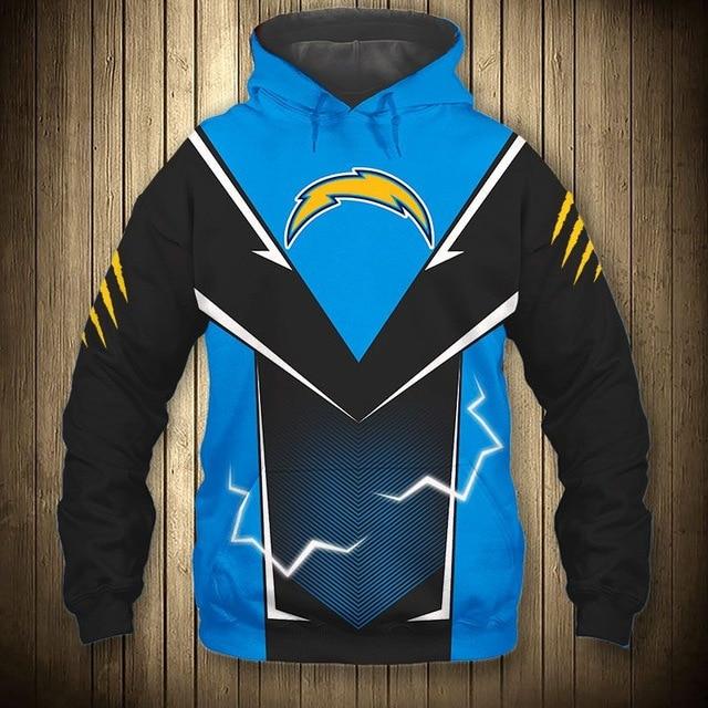 Los Angeles Chargers Flame Hoodie