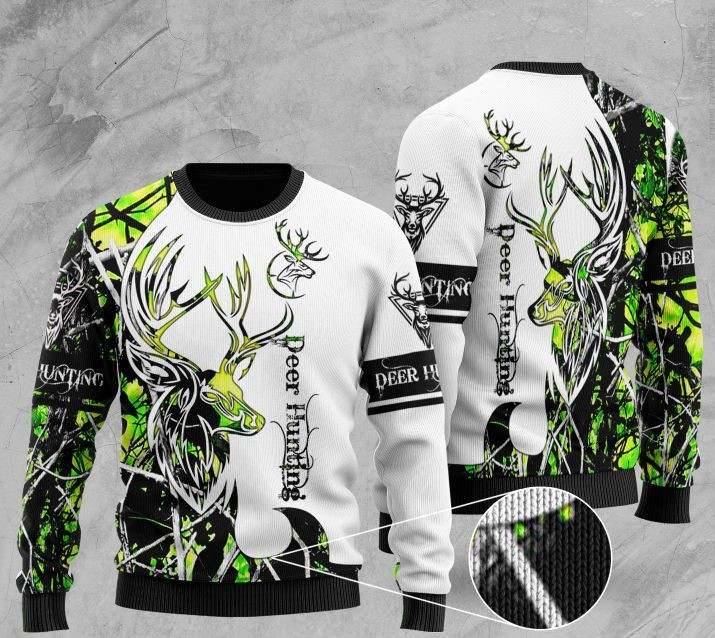 Deer Hunting Christmas Ugly Sweater | Unisex | Full Size | Adult | Colorful | US1623