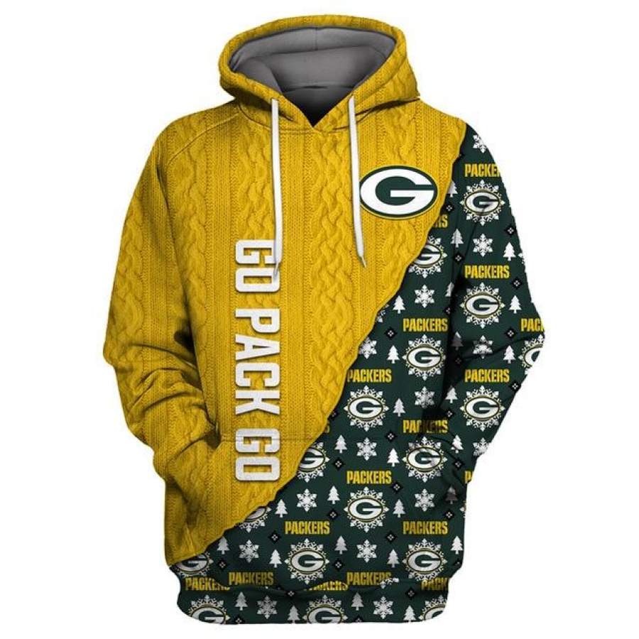 Green Bay Packers Cool Christmas Hoodie