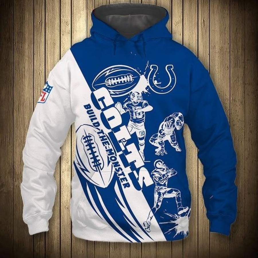 Indianapolis Colts Casual 3D Hoodie