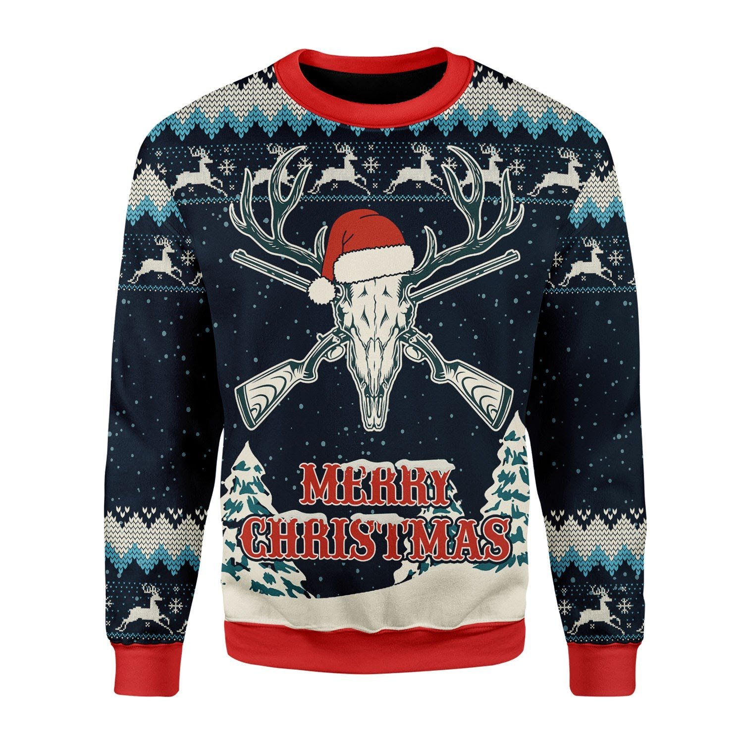 Deer Hunting Christmas Ugly Sweater | Unisex | Full Size | Adult | Colorful | US3408