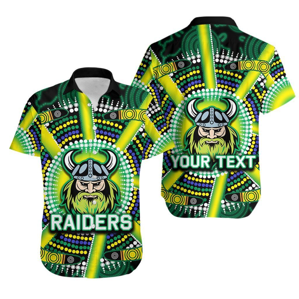 (Custom Personalised)Raiders Hawaiian Shirt Special Aboriginal Th4
