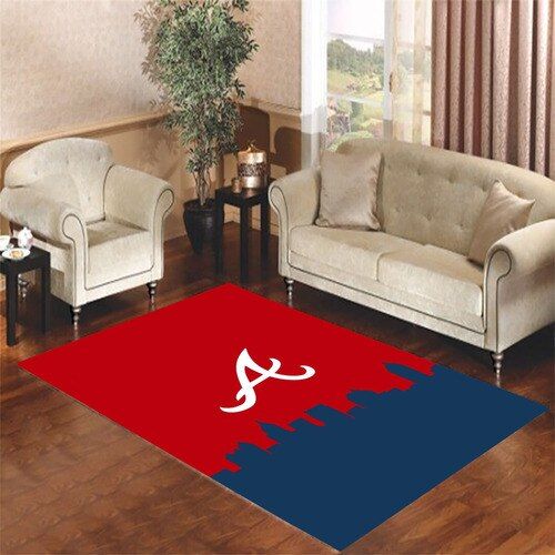 Atlanta Braves Living Room Carpet Rugs Area Rug For Living Room Bedroom Rug Home Decor