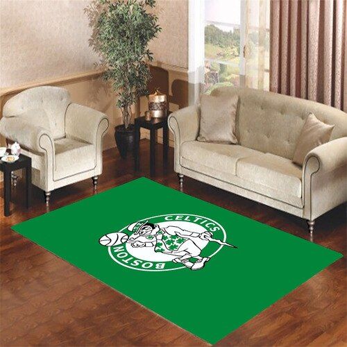 Boston Celtics Logo 1974 Living Room Carpet Rugs Area Rug For Living Room Bedroom Rug Home Decor