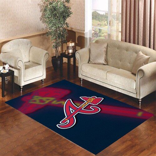 Atlanta Braves Wallpaper Living Room Carpet Rugs Area Rug For Living Room Bedroom Rug Home Decor