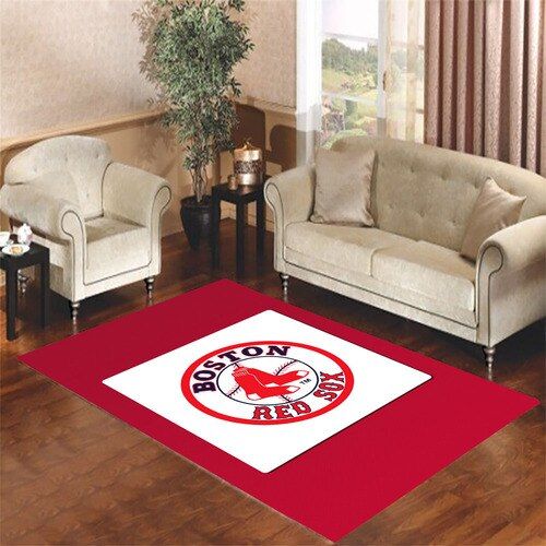 Boston Redsox Logo 2 Living Room Carpet Rugs Area Rug For Living Room Bedroom Rug Home Decor