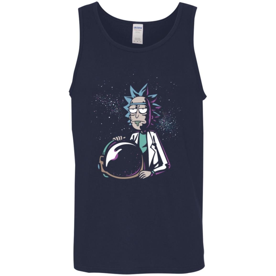 Rick And Morty Astronaut Helmet Men Tank Top