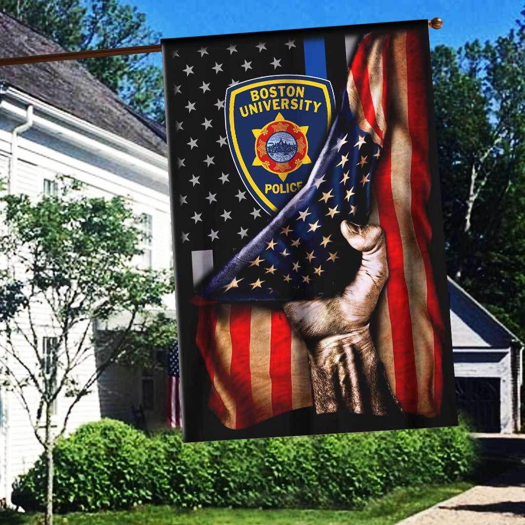 Boston University Police Flag 3D Full Printing, Veteran Flag