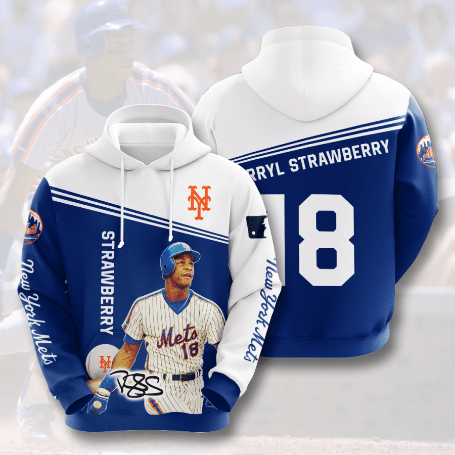 Darryl Strawberry New York Mets Men and Women 3D Hoodie