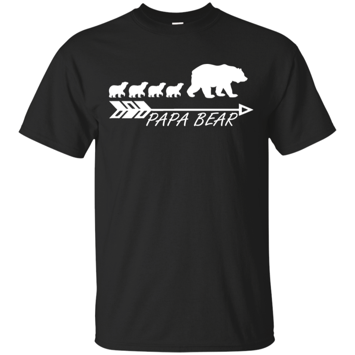 Five Papa Bear Native American T-shirt