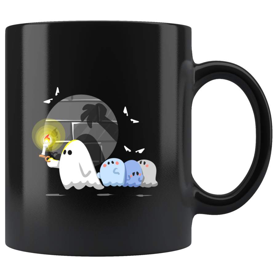 Halloween Night Scared Ghosts Halloween Mug