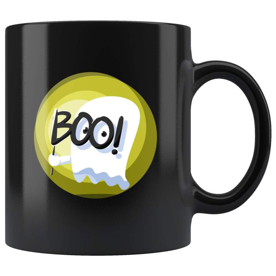 Halloween Costume BOO Ghost Funny Scary Mug