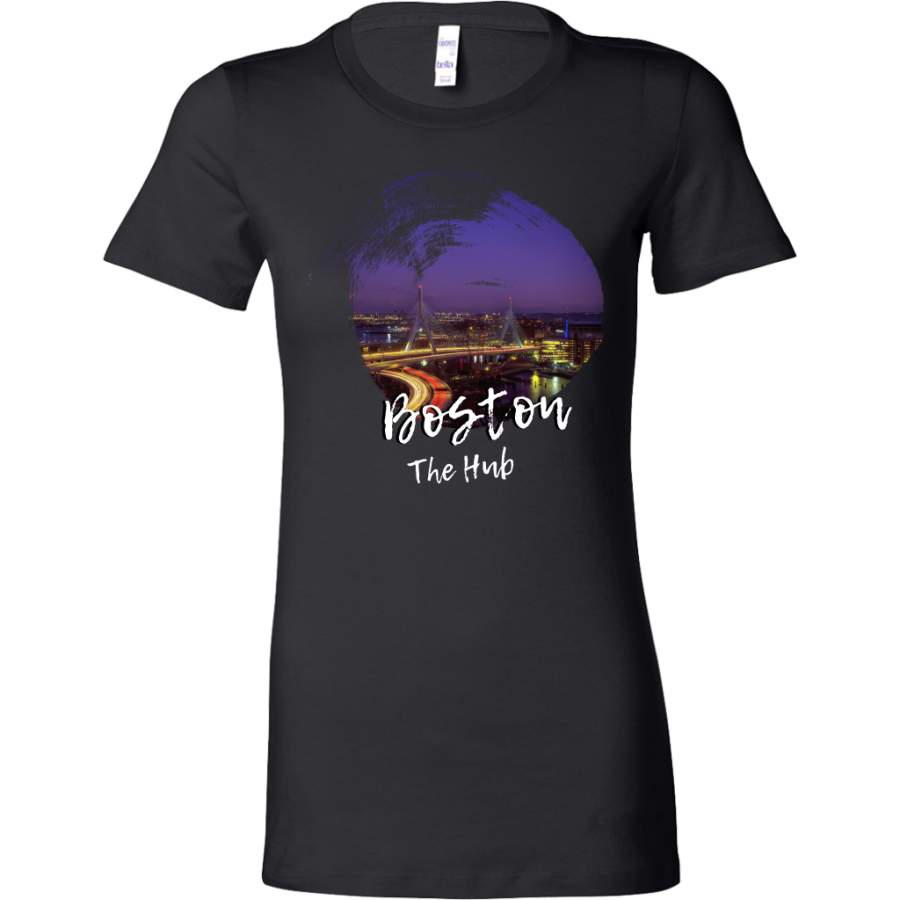 Boston The Hub Skyline Love Country Bella Shirt