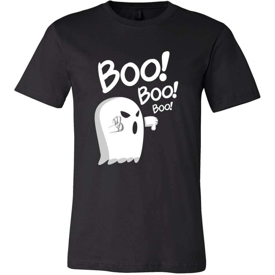 Discontented Ghost ‘BOO’ Funny Tee Shirt