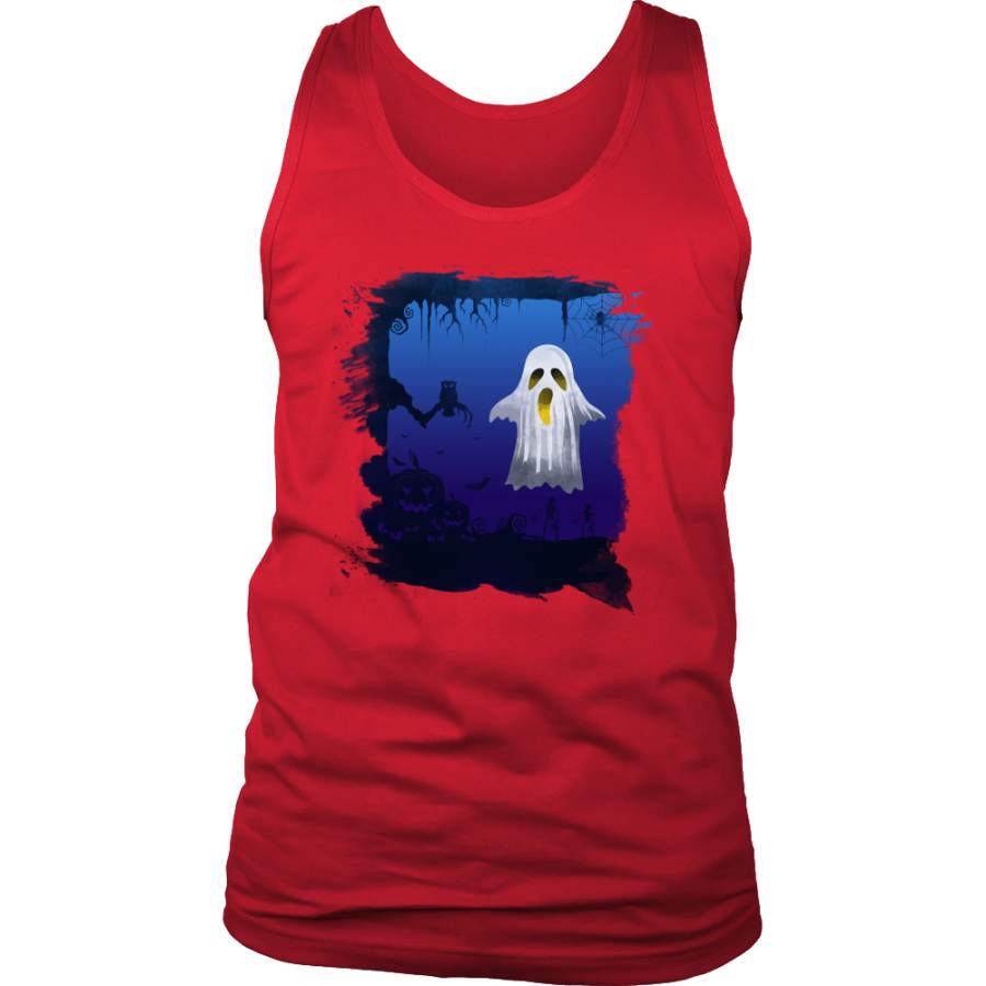 Halloween Night Ghost Costume Men’s tank