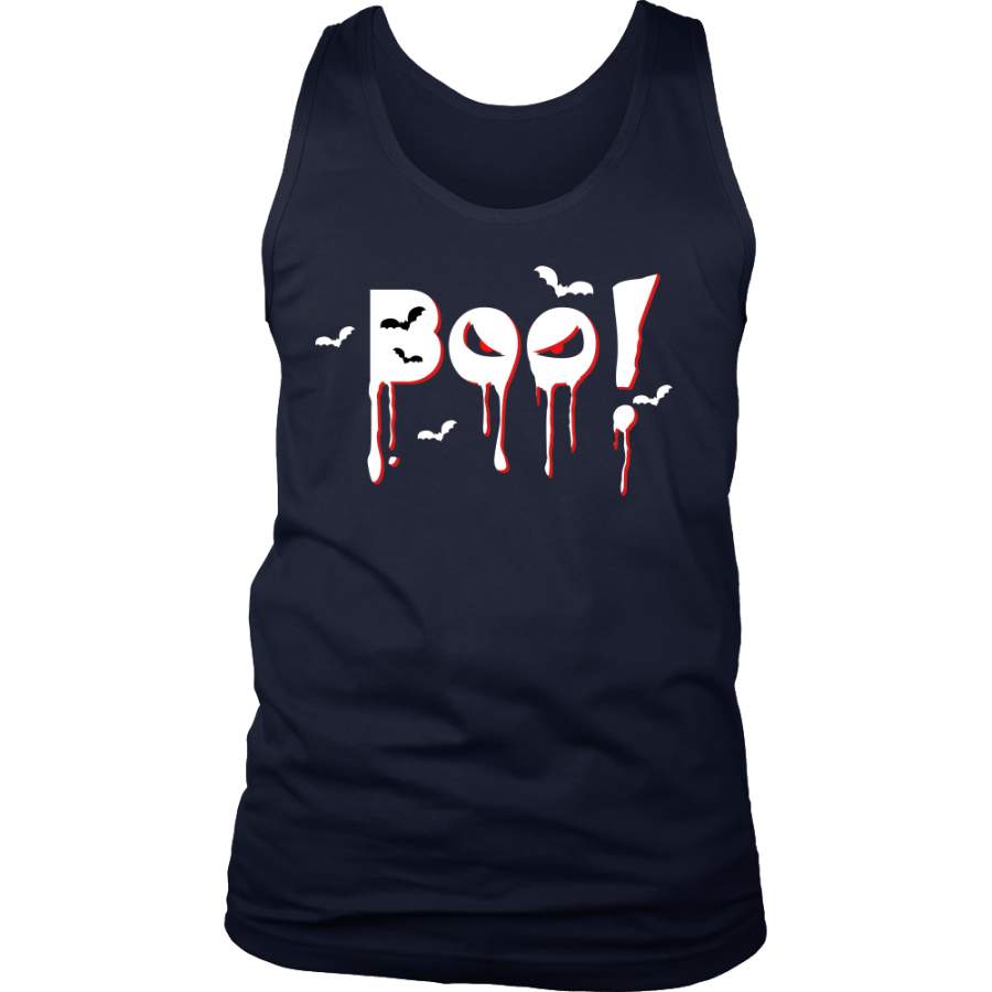 Halloween Costume BOO Ghost Funny Scary Men’s Tank