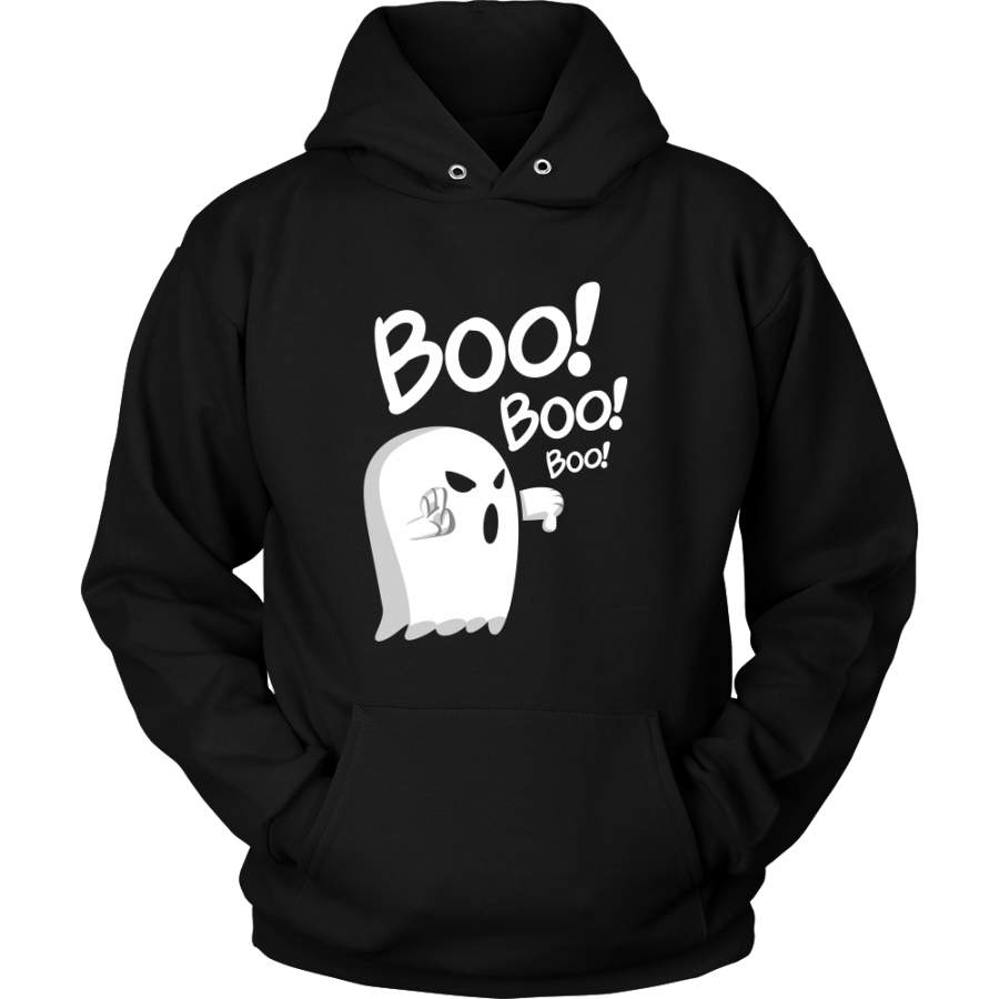 Discontented Ghost ‘BOO’ Funny Hoodie