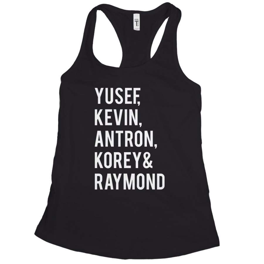 Central Park Five Tank Womens Yusef Kevin Antron Korey Raymond Central Park 5 Tank