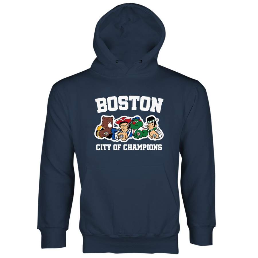 Boston City of Champions Hoodie Boston Sports Hoodie Gifts