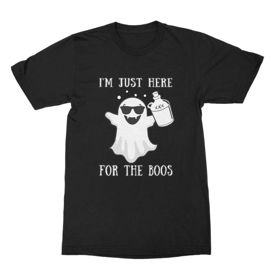 Im Just Here for the Boos Shirt Tshirt Ghost Beer Shirt