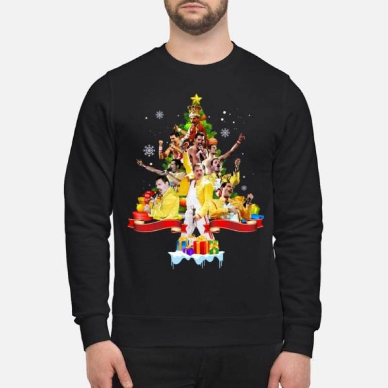 Freddie Mercury Christmas Tree Shirt, hoodie, tank top – tml